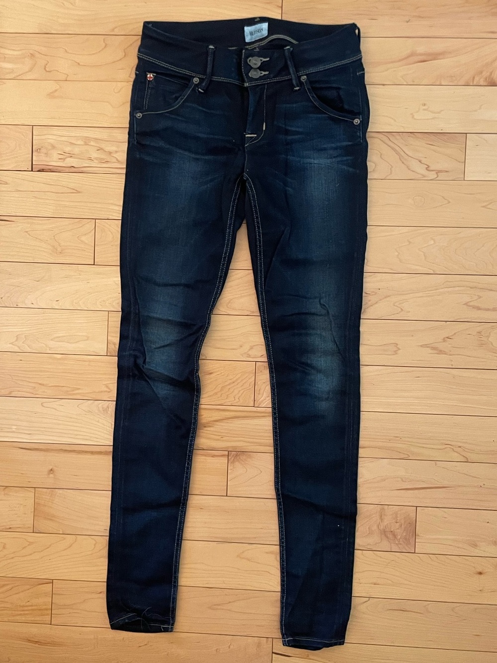 Hudson Dark Wash Women’s Skinny Jeans - Dark Blue